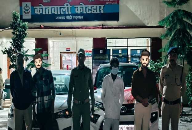 कोटद्वार : नशे में वाहन चलाने वालों पर पुलिस की सख्ती, 3 वाहन सीज